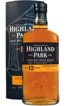 Highland Park. Single Malt Scotch Wiskey 12 year old (+ gift tube)