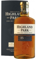 Highland Park. Single Malt Scotch Wiskey 25 year old (+ gift tube)