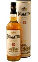 Tomatin. Single Highland Malt Scotch Wiskey Aged 18 years (+ gift tube)