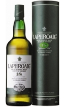 Laphroaig. Single Islay Malt Scotch Whisky. 18 Years Old (+ gift tube)