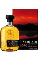 Balblair. Highland Single Malt Scotch Whisky. Vintage 1989