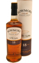 Bowmore. Islay Single Malt Scotch Wiskey 18 year old (+ gift tube)