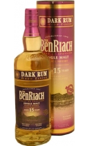 BenRiach. Dark Rum Wood Finish. Single Malt Scotch Whisky. Aged 15 Years (+ gift tube)
