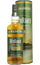 BenRiach. Madeira Wood Finish. Single Malt Scotch Whisky. Aged 15 Years (+ gift tube)