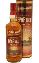 BenRiach. Pedro Ximinez Wood Finish. Single Malt Scotch Whisky. Aged 15 Years (+ gift tube)