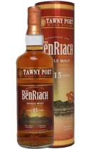 BenRiach. Tawny Port Wood Finish. Single Malt Scotch Whisky. Aged 15 Years (+ gift tube)