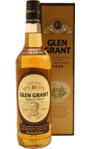 Glen Grant. Highland Single Malt Scotch Whisky 10 years old (+ gift box)