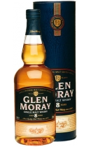 Glen Moray. Single Speyside Malt Scotch Whisky. Aged 8 Years
