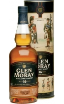 Glen Moray. Single Speyside Malt Scotch Whisky. Aged 16 Years