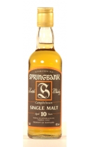 Springbank. Single Malt Scotch Whisky. Aged 10 Years