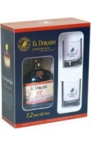 El Dorado 12 Y.O. Rum (+ 2 glasses)